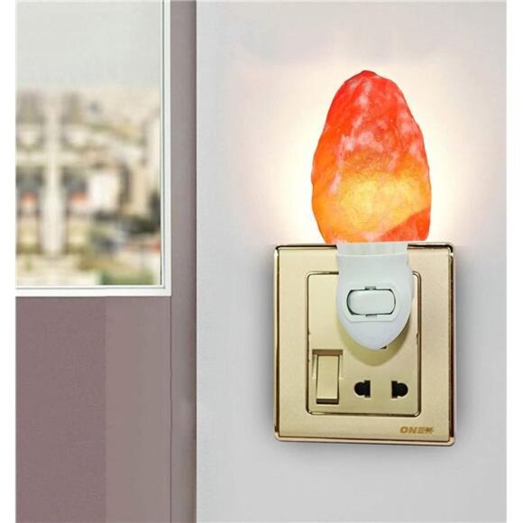 2Pack Himalayan Salt lamp NightLight Salt Rock Hand Carved Natural PinkHimalayan - Picture 6 of 7